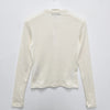 Maison Kitsune Baby Fox Ribbed Cardigan Pure Ecru 154126969 [P]