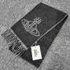 Vivienne Westwood 26FW Single ORB Reversible Scarf Anthracite (81030006 W01MK P410) 159049886 [P]