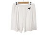 Prada Men's Triangle Logo Terry Bermuda Shorts White 162161578 [P]