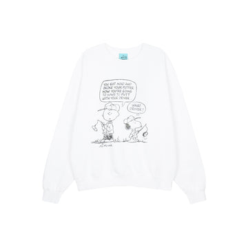 WILD DONKEY Unisex Crewneck Sweatshirt White 157343757