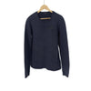 Chrome Hearts Men's Leather Cross Patch Sweatshirt Navy 162251566 [P]