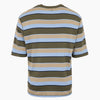 AMI Oversized Khaki Stripe T-Shirt 161831937 [P]