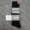 Thom Browne Striped Tab Argyle 4-Bar Socks Black stamp: MAS095A 01690 001 128846572 [P]