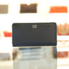Gucci Silver Logo Long Wallet 473928 A7M0N 1000 Leather Black 138334545 [P]