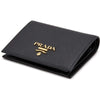 Prada Black Saffiano Folding Wallet 163257559 [P]