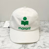 ISABEL MARANT TYRONY Logo Basecap Weiß Emerald (CQ001XHB A3C01J) 123475507 [P]