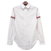 THOM BROWNE 26SS アームバンド オックスフォード ストライプ シャツ ライトピンク (FLL019E 00098 680) 153570484 [P]