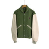 Dior Men's Leather Wool Cashmere Varsity Bomber Jacket 52 161290210 [P]
