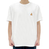 MAISON KITSUNE Speedy Fox Patch Comfort T-Shirt kurzarm Weiß (P100) MM00125KJ0008 123480114 [P]