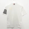 Thom Browne Diagonal Striped 4-Bar Short Sleeve T-Shirt White 155940768 [P]