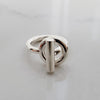 HERMES Echappee Ring Medium Modell Damenring Silber H103658B 00052 156825376 [P]