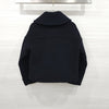 Hermes Navy Wool Half Coat 34 9302 163159281 [P]