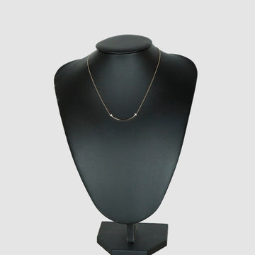 TIFFANY & CO T Smiley Diamanten Anhänger Halskette 15122 159656978 [P]
