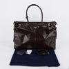 PRADA Dunkelbraune Leder-Tote 160780774 [P]