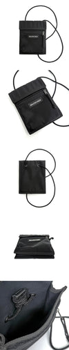 BALENCIAGA 5322982 エクスプローラー スモール ポーチ ブラック 2AQA6OT5 163080937 [P]