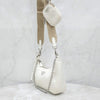 PRADA ホワイト リエディション リナイロン ショルダーバッグ 1BH204 6770 163156631 [P]