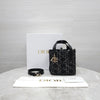 Dior Vertical Tote Bag Small Tweed Cannage M2835ODFG 9394 12744131 [P]