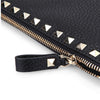 VALENTINO Rockstud Clutch Schwarz VSH 0NO Frauen 29.5cm × 19cm (11.6 × 7.5 in) 16625492 [P]