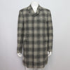 Thom Browne Gray Wool Over Check Pattern Men's Coat MOC005A 152318469 [P]