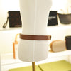 Burberry Women's Reversible Canvas Leather Belt Camel Tan 80499081 145966078 [P]