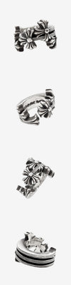 Chrome Hearts Semetery Open Ring Size 3 Silver JLFPE7SZ 162847256 [P]