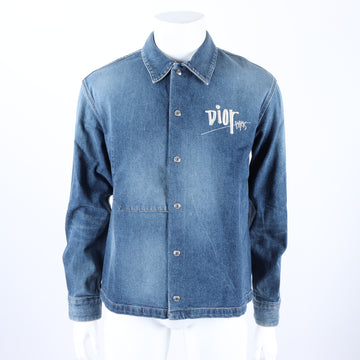 CHRISTIAN DIOR Dior Homme X Stüssy Denim Langarmhemd 126860