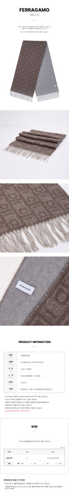 Salvatore Ferragamo Monogram Muffler 152756694 [P]