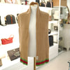 GUCCI Dreistreifen Schal aus Wolle Camel 763783 4KAB1 9866 129184518 [P]