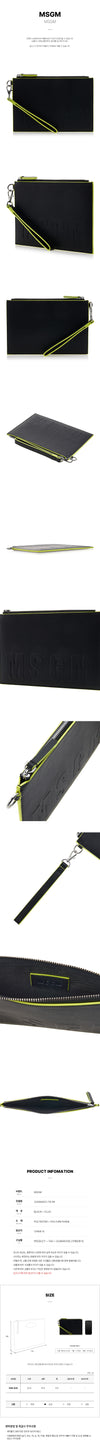 MSGM Men's Logo Clutch Bag 3340MZ53 716 99 40518069 [P]