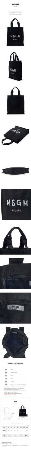 MSGM Milano Logo Tote Bag Women 3341MDZ43 371 99 76415816 [P]