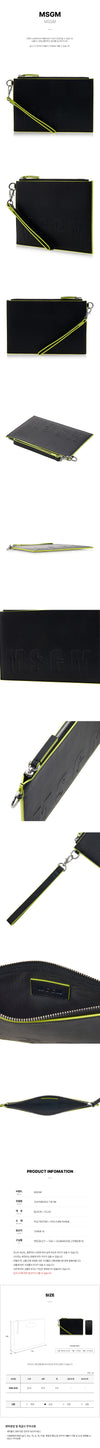 MSGM Women's Logo Clutch Bag 3341MDZ53 716 99 40518068 [P]