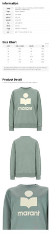 Isabel Marant 26FW Velvet Logo Crew Neck Sweatshirt 159428031 [P]