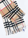 BURBERRY Contrast Check Cashmere Scarf 161767080 [P]