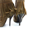 Bottega Veneta Fringe Ankle Boots 128924 [P]