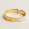 HERMES H Bracelet Blanc en Émail 31PM 48704604 [P]
