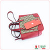 Gucci Shoulder Bag 449241 8606 Red Fabric Leather 90100578 [P]