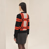 Hermes Brides de Gala Tartan Motif Long Sleeve Pullover Sweater H3H2620DD2Q36 53726529 [P]