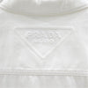 Prada White Logo Denim Zip-Up Jacket M 6237 163158651 [P]