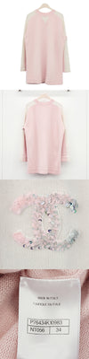 CHANEL Cashmere Oversized Knit 34 P76434 162889377 [P]