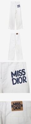 DIOR Miss Graffiti Weiße Denim Hose 32 162953390 [P]