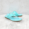 LOUIS VUITTON Sandalen mit LV-Logo Mint 38 8268 7175661 [P]