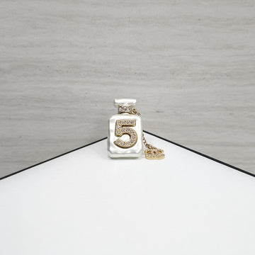 CHANEL CCロゴナンバー5香水キュービックブローチ AB8478 9665 163158461 [P]
