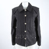 CHANEL Canvas beschichtete Jacke 126361 [P]