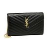 Saint Laurent Monogram Chain Clutch 377828 BOW01 1000 45116816 [P]