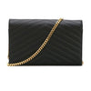 Saint Laurent Monogram Chain Clutch 377828 BOW01 1000 45116816 [P]