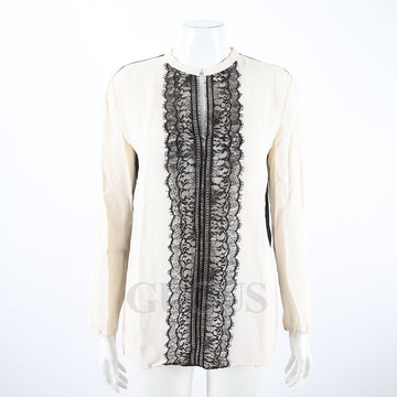 LANVIN Bluse mit Spitze 126318 [P]