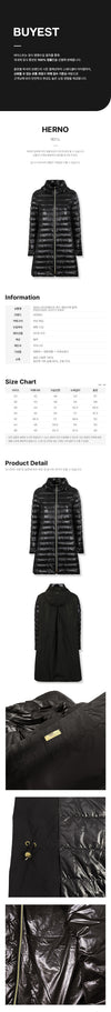 Herno Lightweight Hooded Padded Jacket Black 12017Z 9300 159308542 [P]