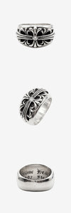 Chrome Hearts Floral Cross Ring 19 Size Diamond Silver UMEDVC20 162847247 [P]