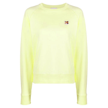 MAISON KITSUNE Damen Fox Head Sweatshirt Light Yellow IW00312KM0001 P720 32409263