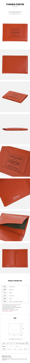 PORTER 384 02997 23 FW25 ユニセックス レザー パスポート ケース 151108673 [P]